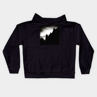 Castle silhouette Kids Hoodie